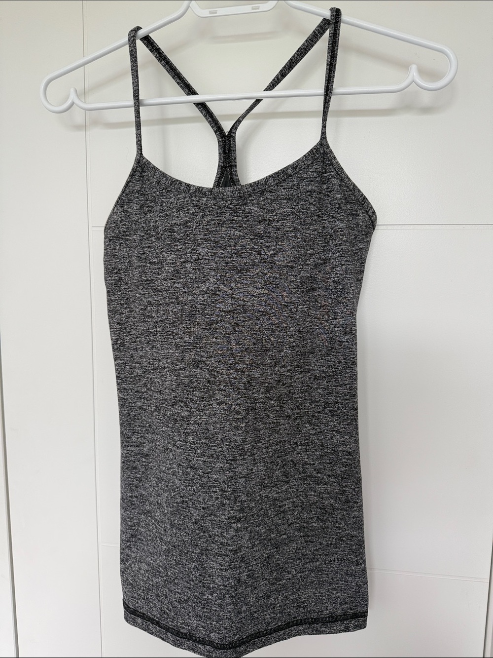 lululemon athletica Gray Heather Strappy Tank